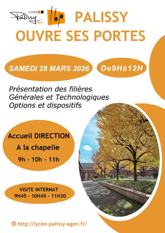 Journée Portes Ouvertes 28 mars 2026